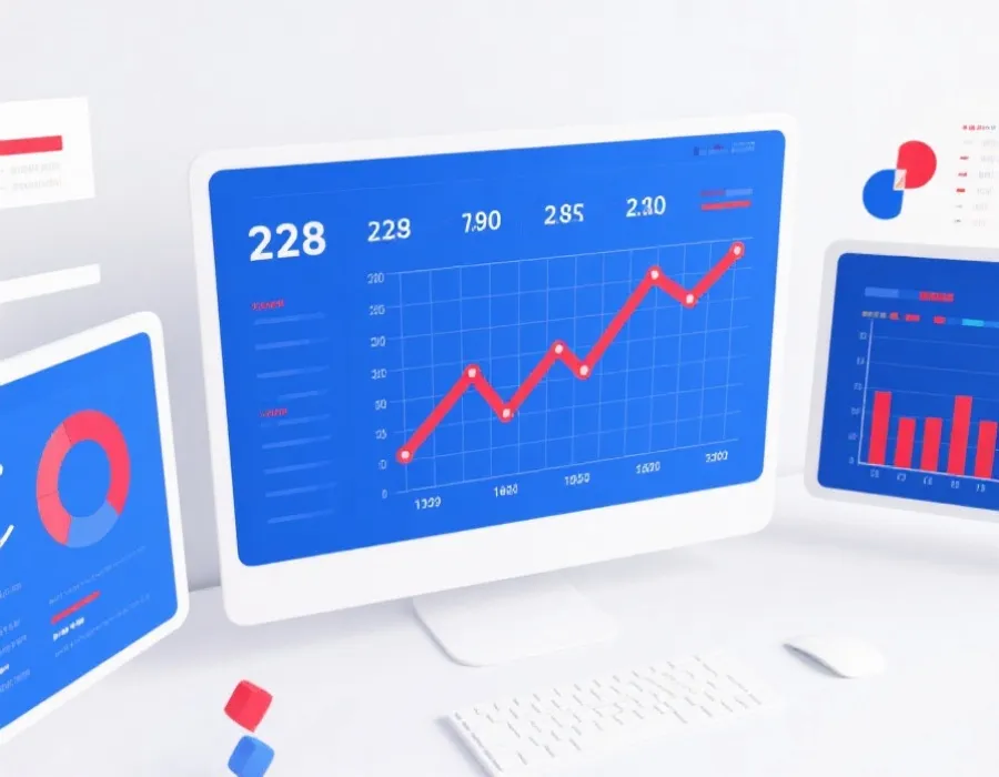 数据平台信息可视化示意图